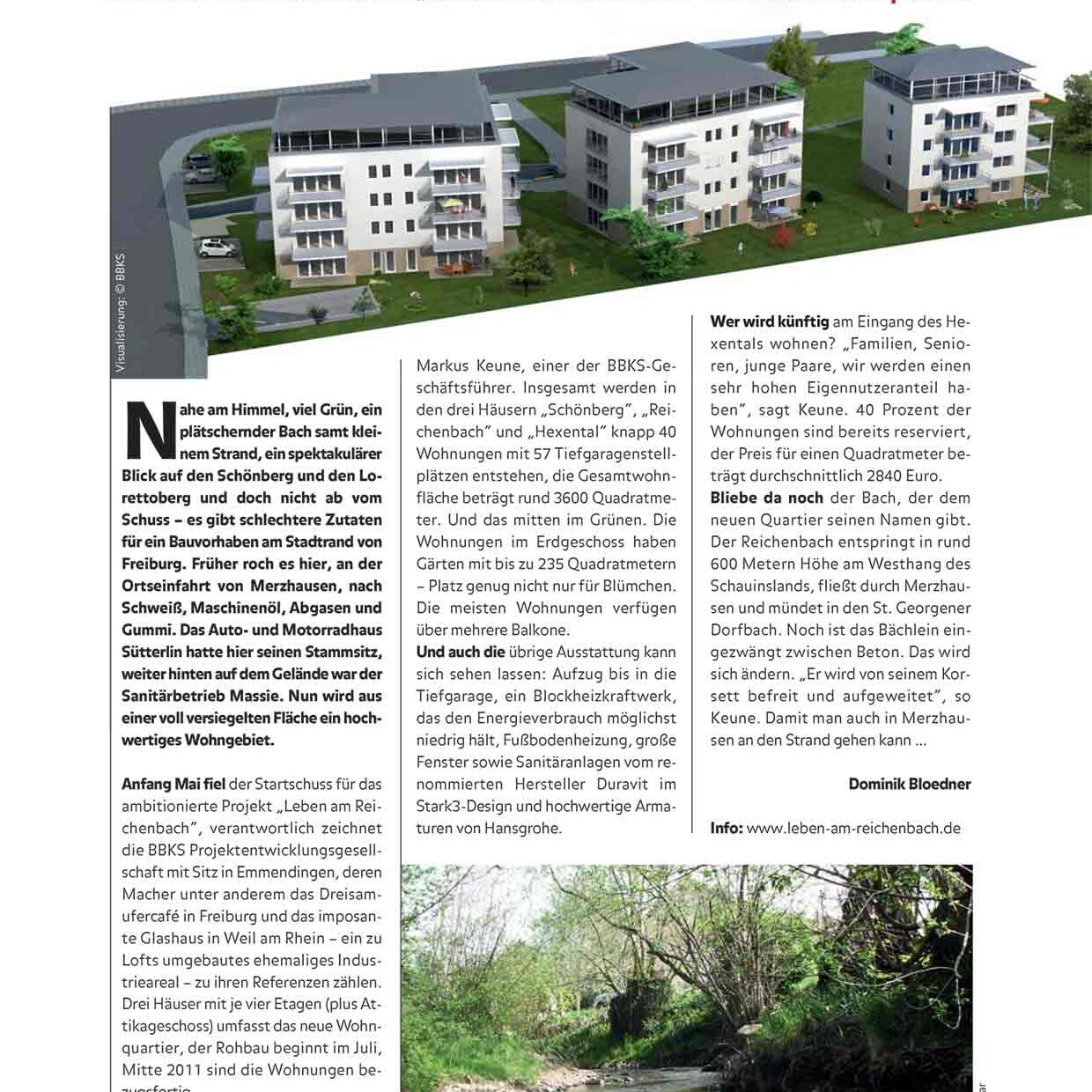 Presseartikel chilli Magazin zu Lichthäuser Merzhausen