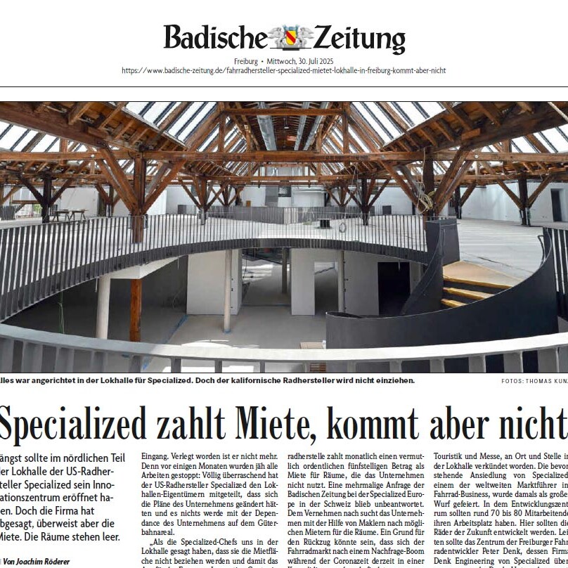 Artikel Übersicht aus der Badischen Zeitung